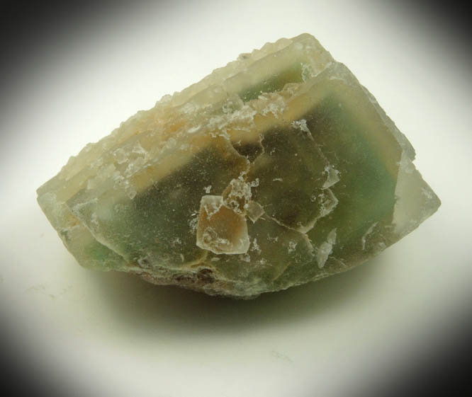 Fluorite (zoned crystal) from Middle Mountain, Carroll County, New Hampshire