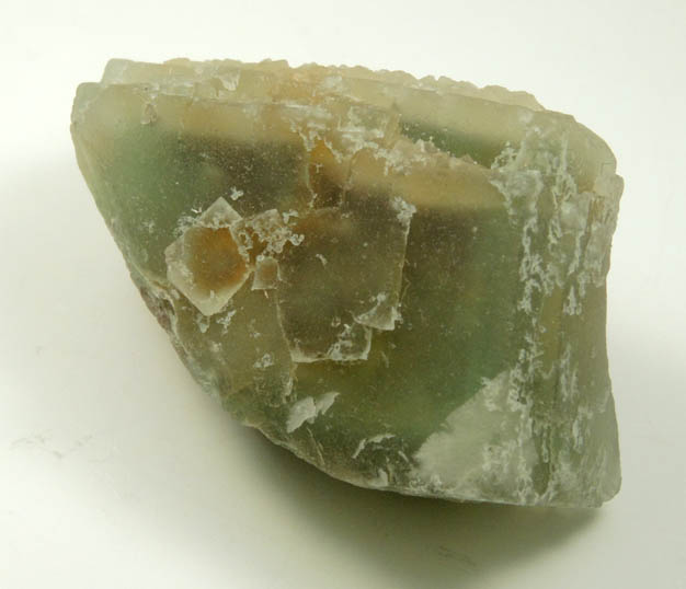 Fluorite (zoned crystal) from Middle Mountain, Carroll County, New Hampshire