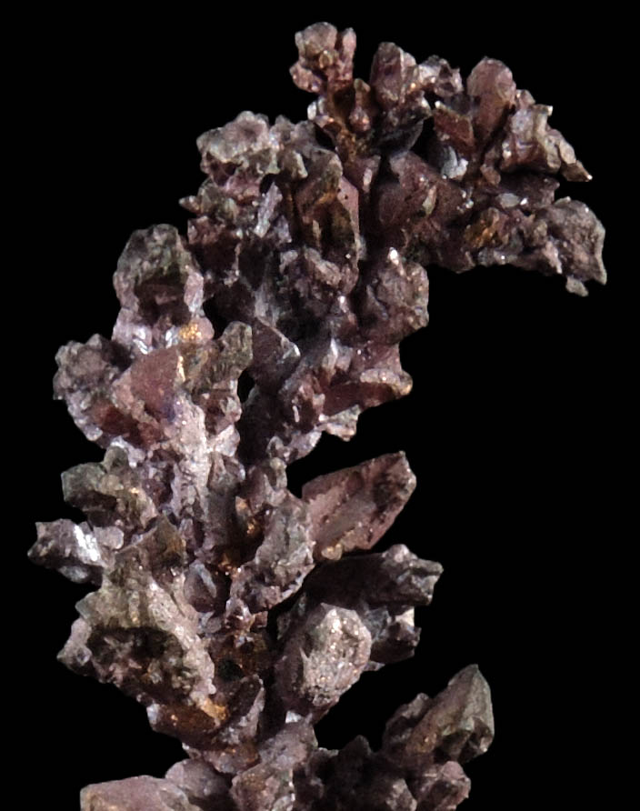 Copper (naturally crystallized native copper) with Cuprite coating from Itauz Mine, Karaganda Oblast', Kazakhstan