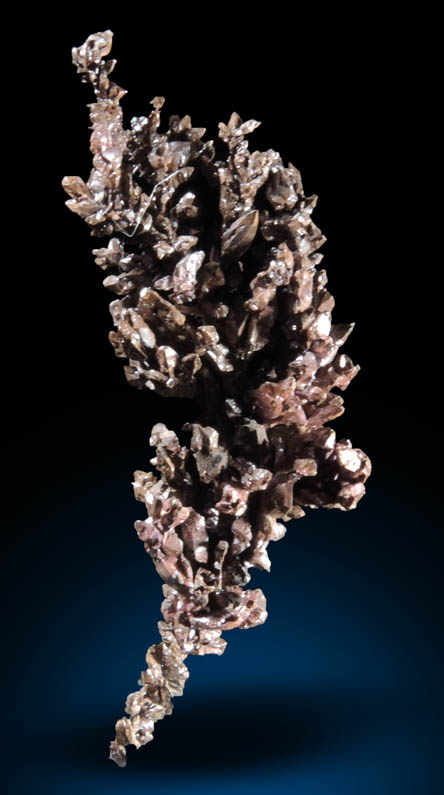 Copper (naturally crystallized native copper) from Mountain City Copper Mine, Elko County, Nevada