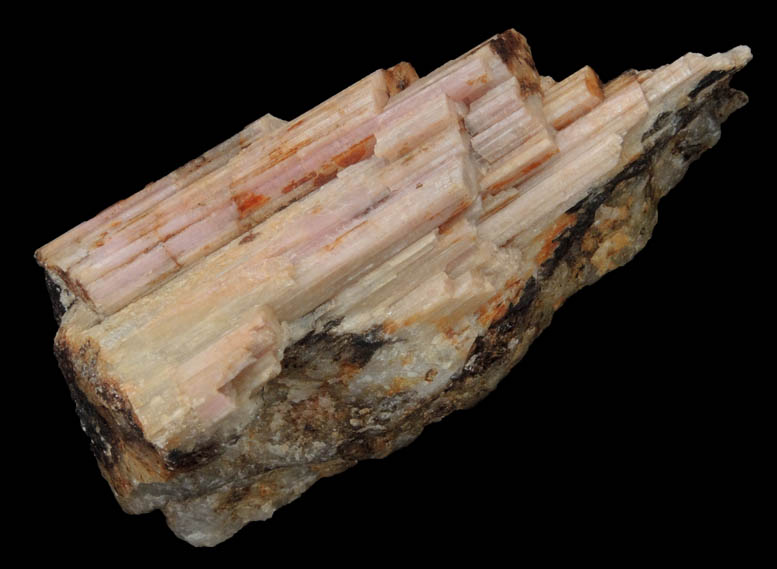 Elbaite var. Rubellite Tourmaline on Quartz from Black Mountain Quarry, Rumford, Oxford County, Maine