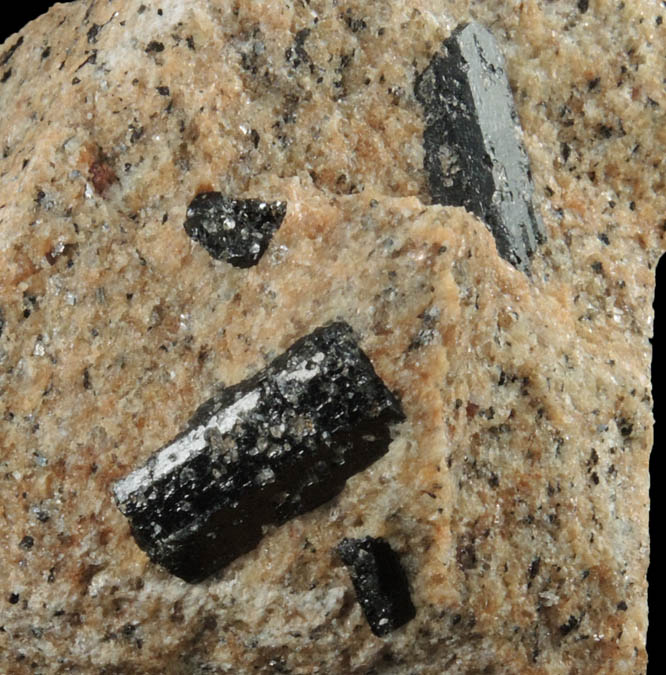 Schorl Tourmaline from Bennett Quarry, Buckfield, Oxford County, Maine