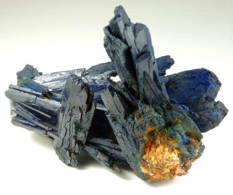 Azurite with minor Malachite from Touissit Mine, 21 km SSE of Oujda, Jerada Province, Oriental, Morocco