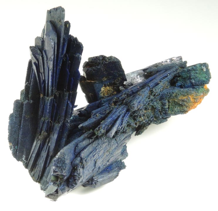 Azurite with minor Malachite from Touissit Mine, 21 km SSE of Oujda, Jerada Province, Oriental, Morocco