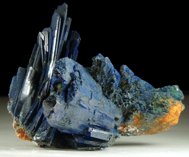 Azurite with minor Malachite from Touissit Mine, 21 km SSE of Oujda, Jerada Province, Oriental, Morocco