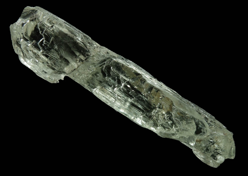 Spodumene var. Hiddenite from (Minas Novas), Minas Gerais, Brazil