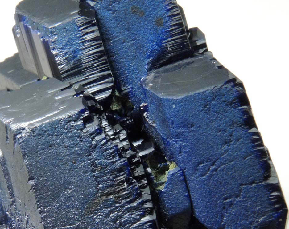 Azurite with minor Duftite from Tsumeb Mine, Otavi-Bergland District, Oshikoto, Namibia (Type Locality for Duftite)