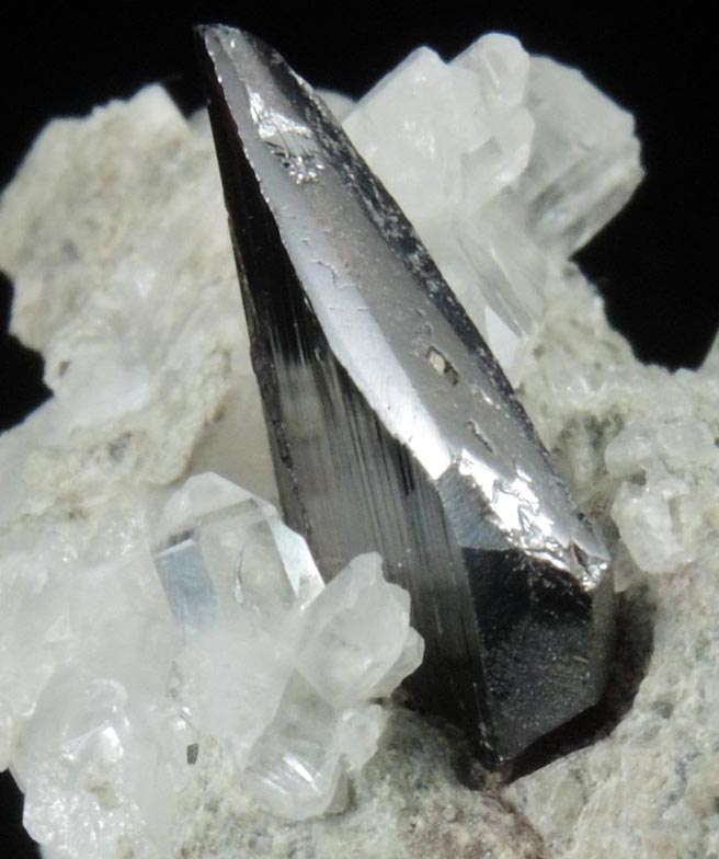 Brookite and Anatase on Quartz from Twll maen Grisial, Prenteg, Tremadog, Gwynedd, Wales (Type Locality for Brookite)