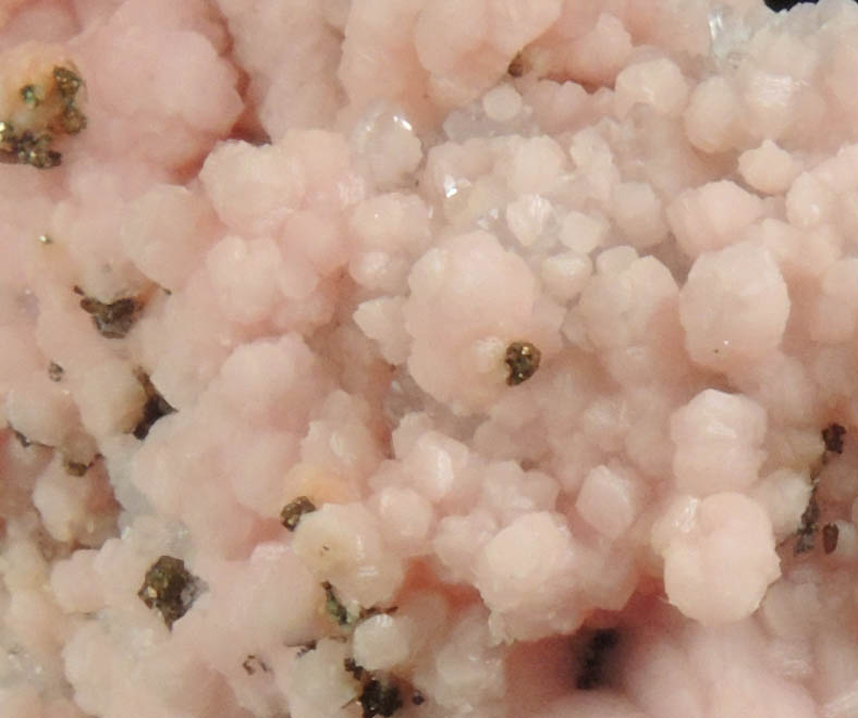 Rhodochrosite over Quartz and Pyrite from Emma Mine, Butte District, Summit Valley, Silver Bow County, Montana