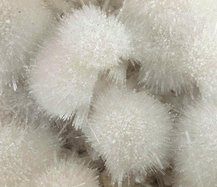 Mesolite over Stilbite from Pune District, Maharashtra, India