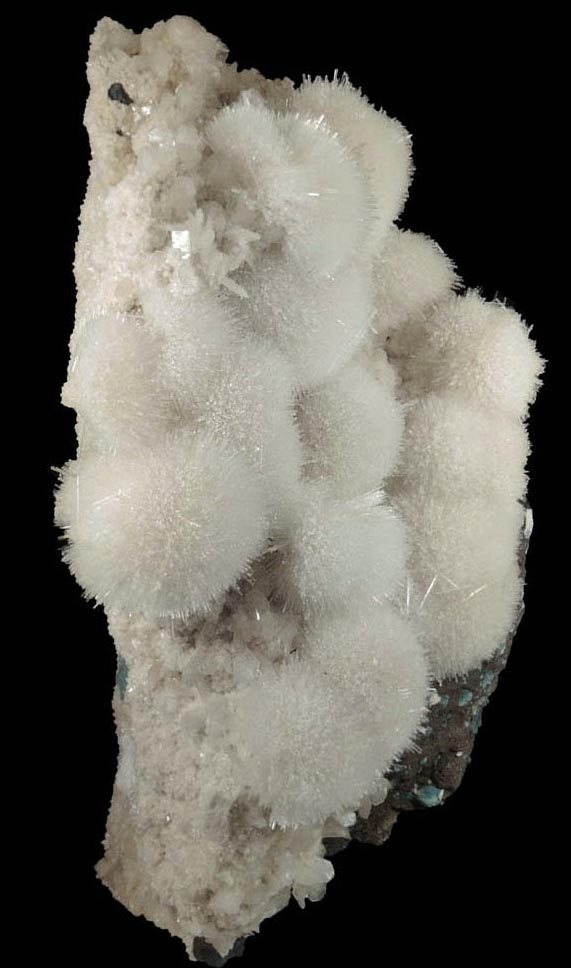 Mesolite over Stilbite from Pune District, Maharashtra, India