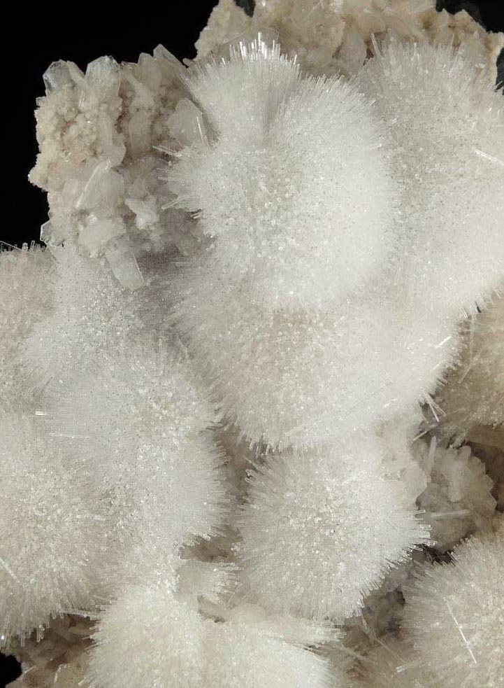 Mesolite over Stilbite from Pune District, Maharashtra, India