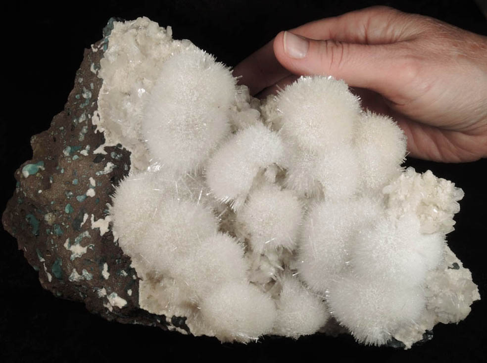 Mesolite over Stilbite from Pune District, Maharashtra, India