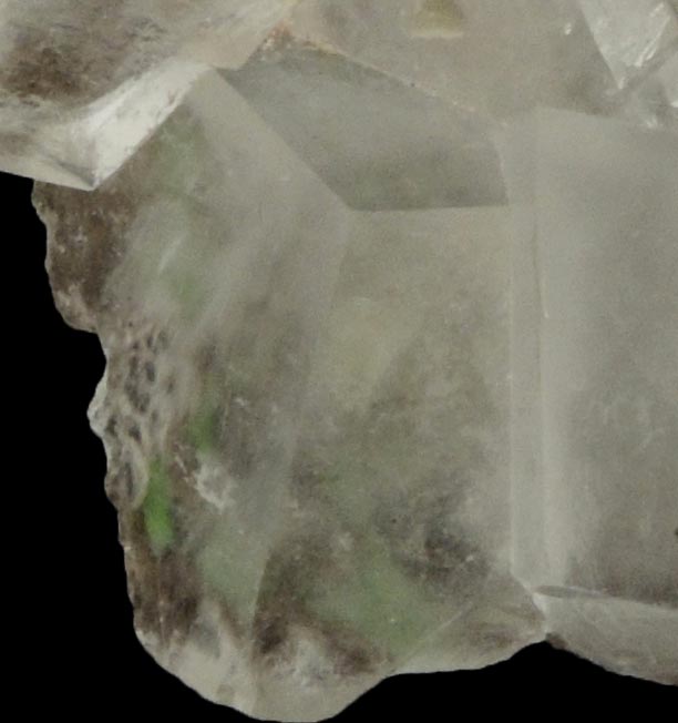 Calcite with Duftite from Tsumeb Mine, Otavi-Bergland District, Oshikoto, Namibia (Type Locality for Duftite)