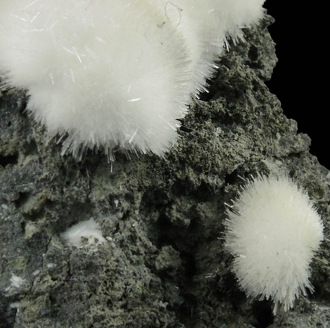 Natrolite with minor Calcite from Millington Quarry, Bernards Township, Somerset County, New Jersey