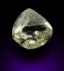 Diamond (1.41 carat yellow cuttable gem-quality complex diamond) from Sakha (Yakutia) Republic, Siberia, Russia