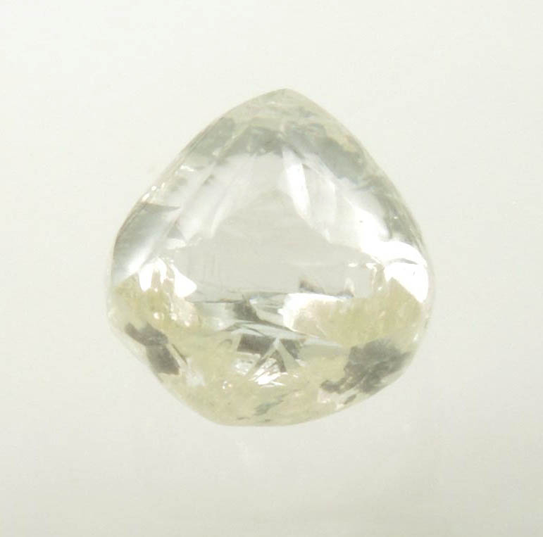 Diamond (1.41 carat yellow cuttable gem-quality complex diamond) from Sakha (Yakutia) Republic, Siberia, Russia