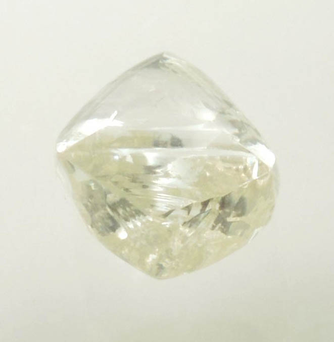 Diamond (1.41 carat yellow cuttable gem-quality complex diamond) from Sakha (Yakutia) Republic, Siberia, Russia