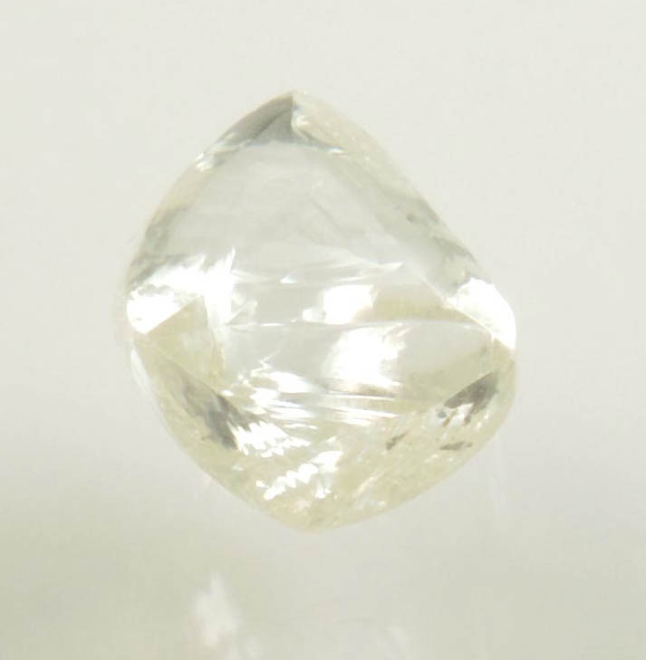 Diamond (1.41 carat yellow cuttable gem-quality complex diamond) from Sakha (Yakutia) Republic, Siberia, Russia