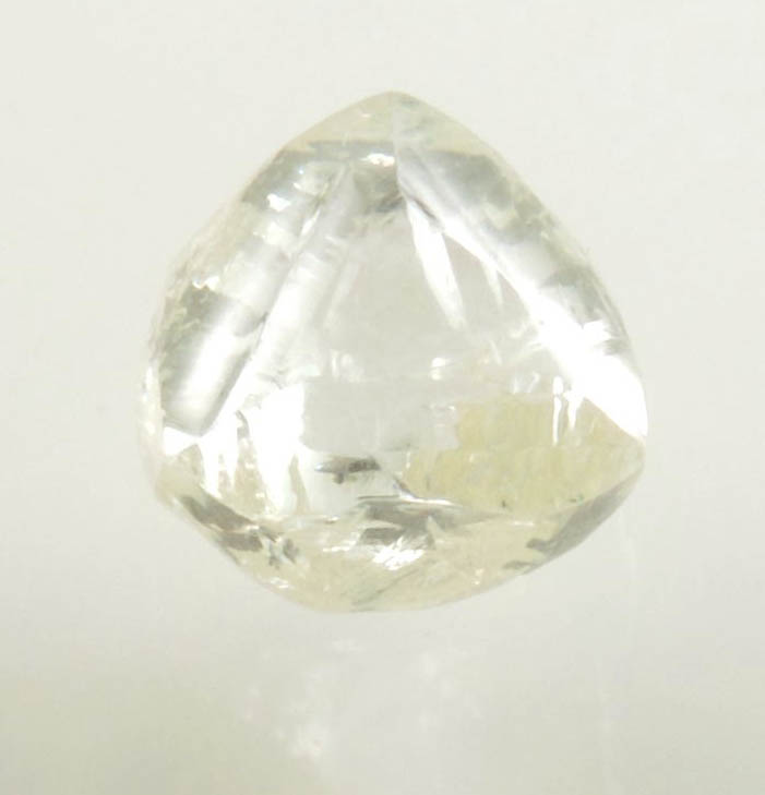 Diamond (1.41 carat yellow cuttable gem-quality complex diamond) from Sakha (Yakutia) Republic, Siberia, Russia