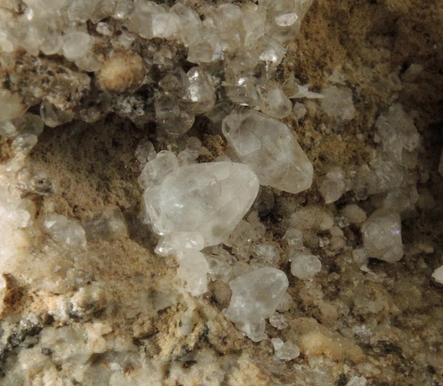 Natrolite with minor Calcite from Markovice, Kutná Hora, Bohemia, Czech Republic