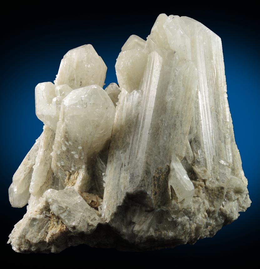 Danburite with Calcite overgrowth from Mina la Aurora, Charcas, San Luis Potos, Mexico