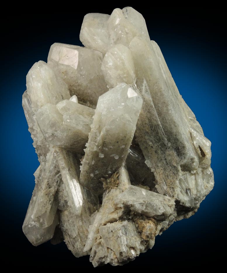 Danburite with Calcite overgrowth from Mina la Aurora, Charcas, San Luis Potos, Mexico