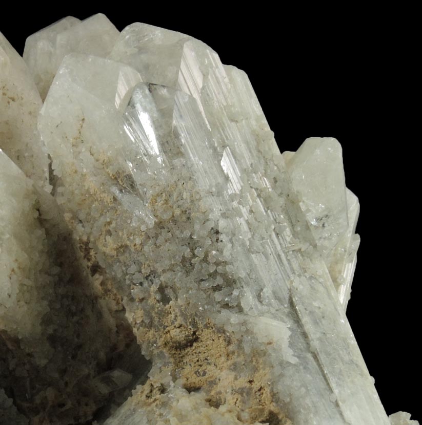 Danburite with Calcite overgrowth from Mina la Aurora, Charcas, San Luis Potos, Mexico