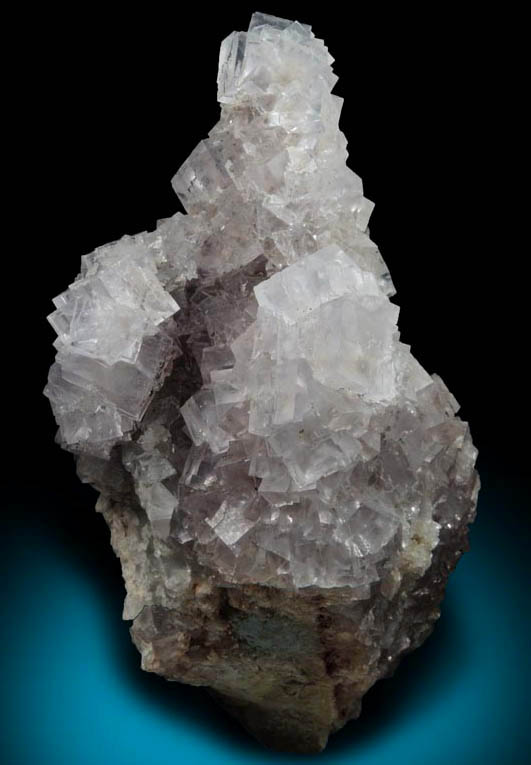 Fluorite with minor Barite from Caravia-Berbes District, Asturias, Spain