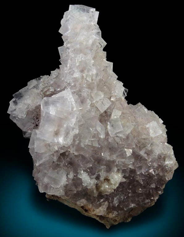 Fluorite with minor Barite from Caravia-Berbes District, Asturias, Spain