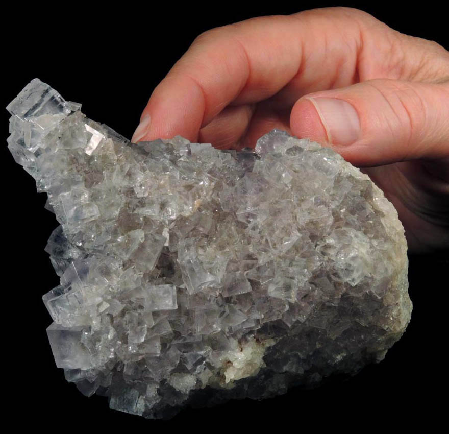 Fluorite with minor Barite from Caravia-Berbes District, Asturias, Spain