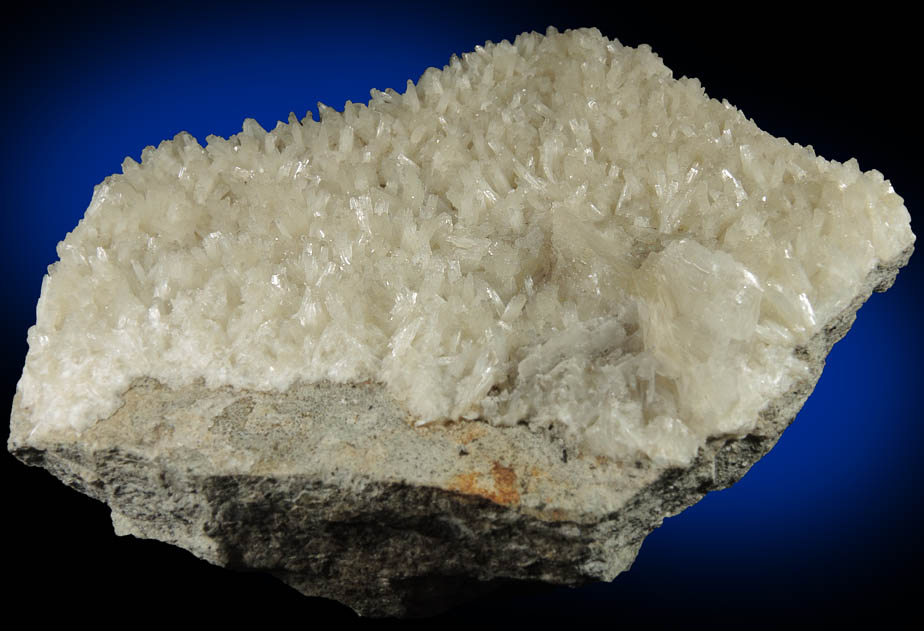 Natrolite with minor Calcite from Hammerunterwiesenthal, Erzgebirge, Saxony, Germany