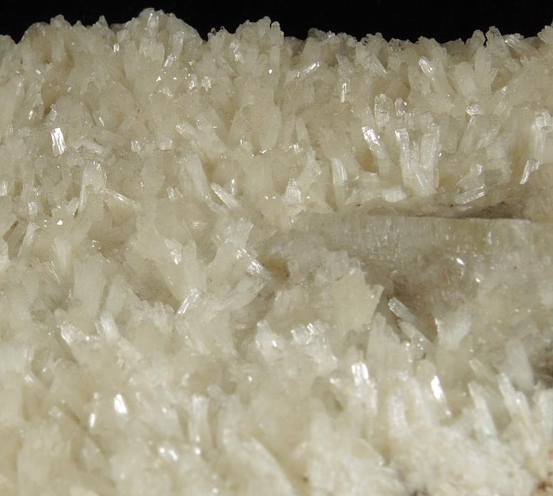 Natrolite with minor Calcite from Hammerunterwiesenthal, Erzgebirge, Saxony, Germany