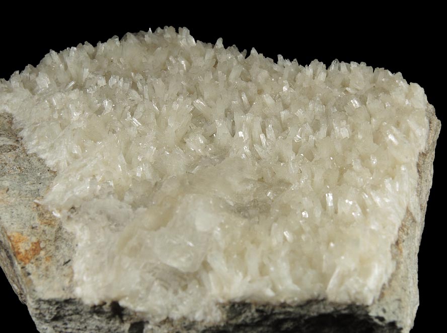 Natrolite with minor Calcite from Hammerunterwiesenthal, Erzgebirge, Saxony, Germany