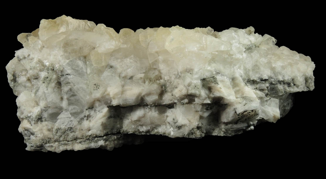 Calcite (twinned crystals) from Route 80 roadcut, near Leonia, 2.8 km west of the George Washington Bridge, Bergen County, New Jersey