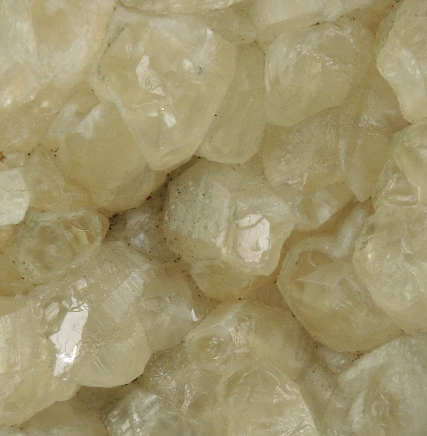 Calcite (twinned crystals) from Route 80 roadcut, near Leonia, 2.8 km west of the George Washington Bridge, Bergen County, New Jersey