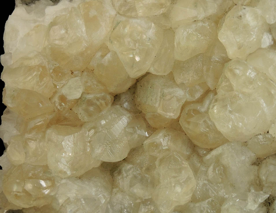 Calcite (twinned crystals) from Route 80 roadcut, near Leonia, 2.8 km west of the George Washington Bridge, Bergen County, New Jersey