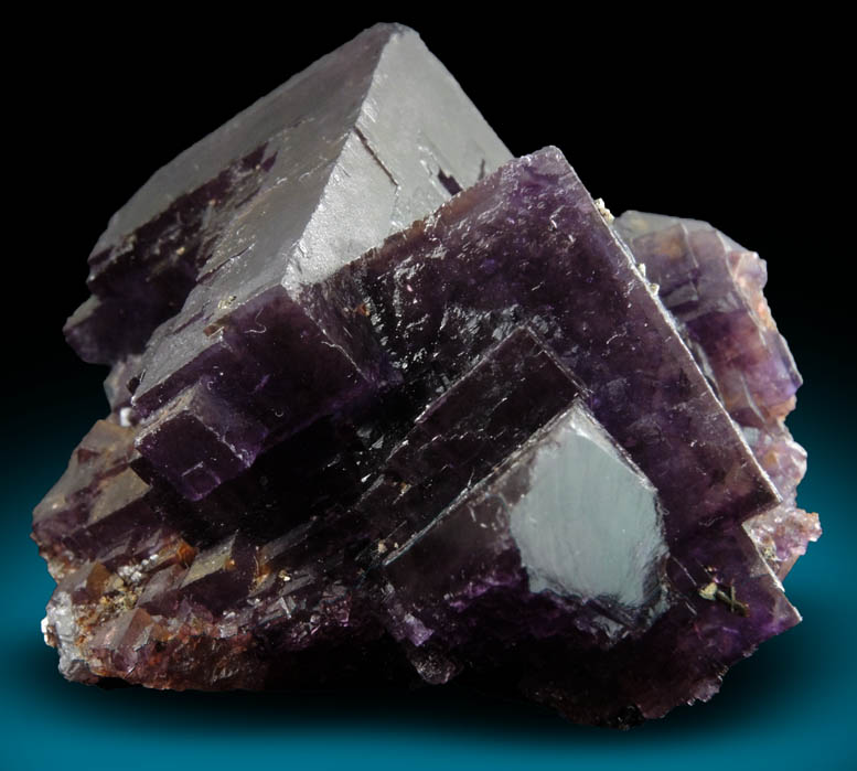 Fluorite with minor Chalcopyrite from Cave-in-Rock District, Hardin County, Illinois