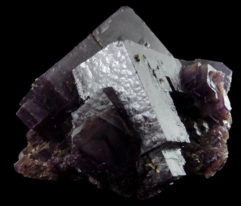 Fluorite with minor Chalcopyrite from Cave-in-Rock District, Hardin County, Illinois