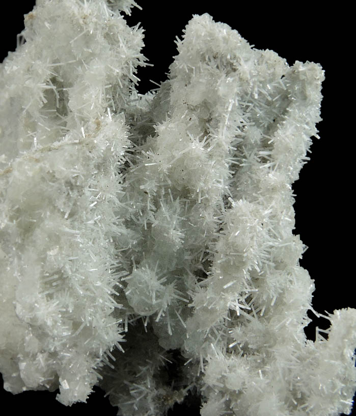 Natrolite over Datolite from Millington Quarry, Bernards Township, Somerset County, New Jersey