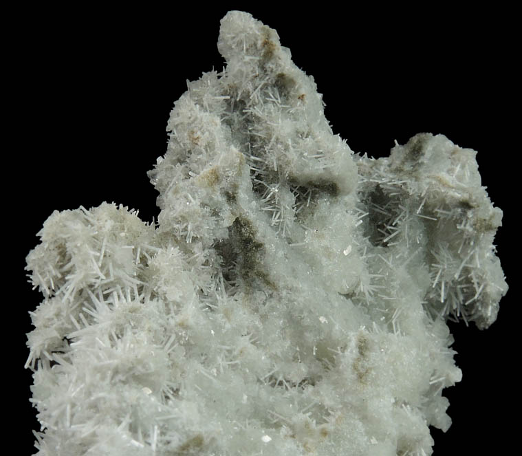 Natrolite over Datolite from Millington Quarry, Bernards Township, Somerset County, New Jersey