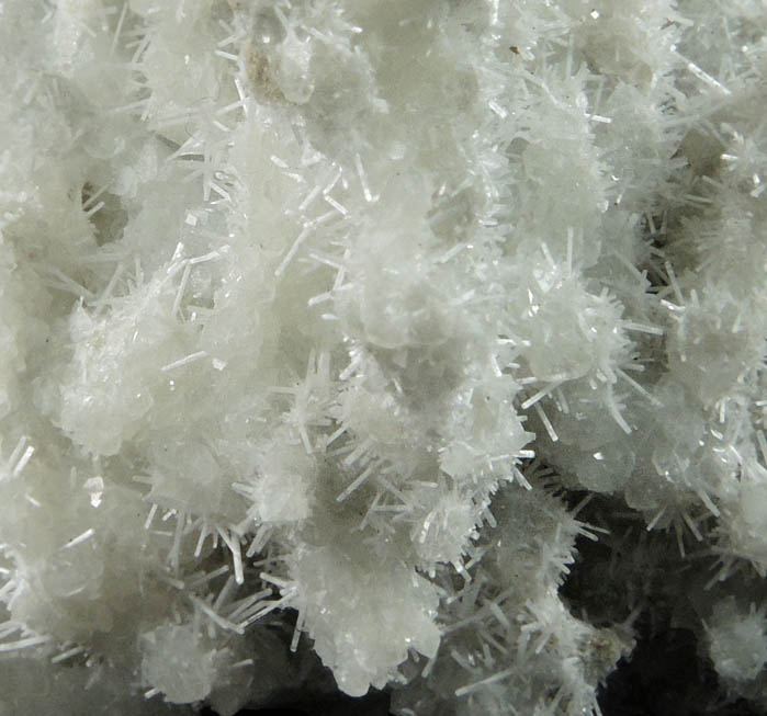 Natrolite over Datolite from Millington Quarry, Bernards Township, Somerset County, New Jersey