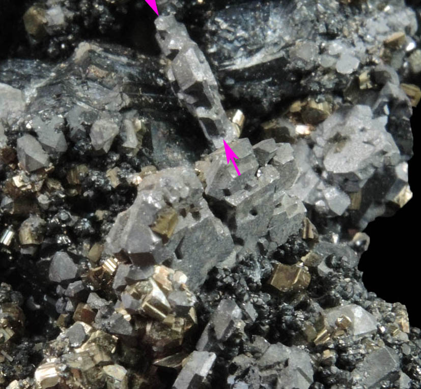 Galena, Sphalerite, Pyrite from Santa Eulalia District, Aquiles Serdán, Chihuahua, Mexico