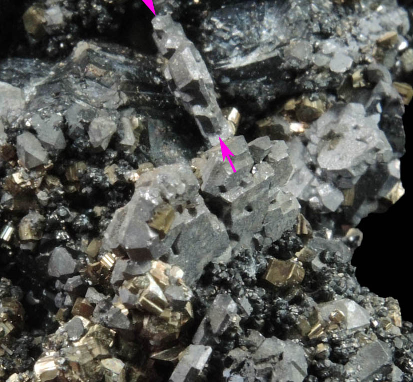 Galena, Sphalerite, Pyrite from Santa Eulalia District, Aquiles Serdn, Chihuahua, Mexico