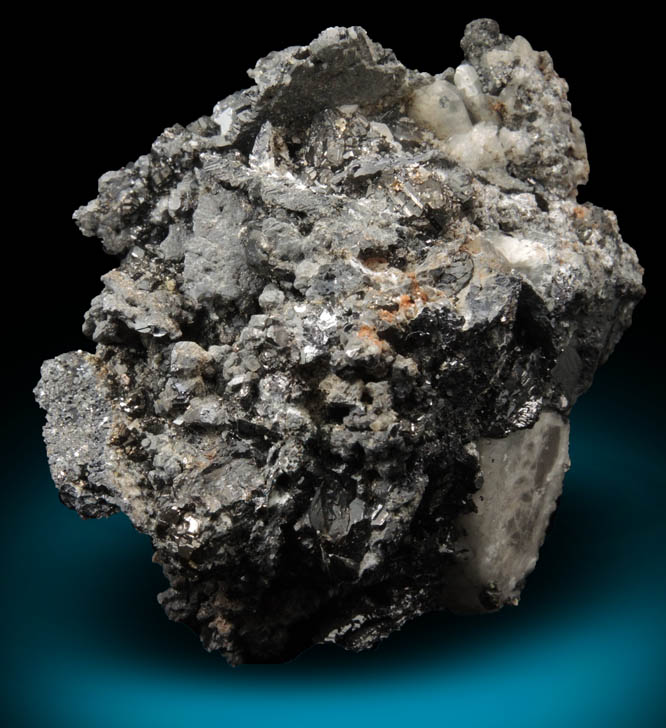 Acanthite, Sphalerite and Galena (Spinel-law twinned crystals) from San Antonio el Grande Mine, Santa Eulalia, Aquiles Serdán, Chihuahua, Mexico