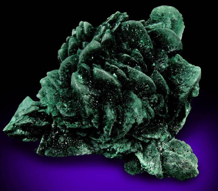 Malachite pseudomorphs after Azurite from Milpillas Mine, Cuitaca, Sonora, Mexico