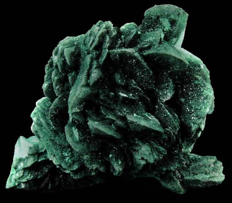 Malachite pseudomorphs after Azurite from Milpillas Mine, Cuitaca, Sonora, Mexico