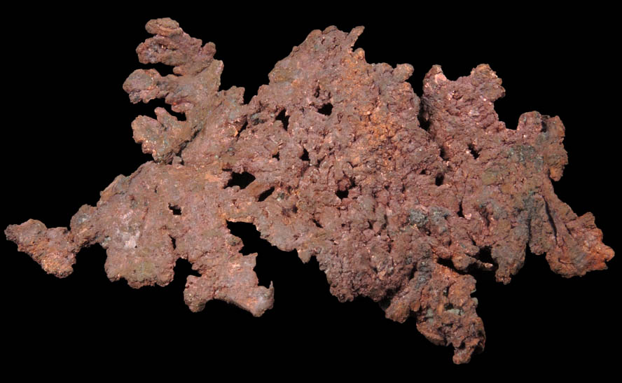 Copper (naturally crystallized native copper) from Ray Mine, Mineral Creek District, Pinal County, Arizona