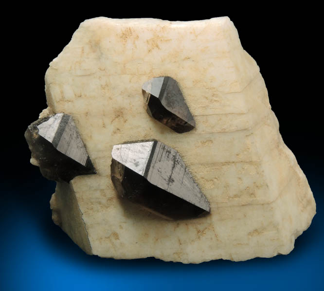 Microcline with Smoky Quartz from Moat Mountain, west of North Conway, Hale's Location, west of North Conway, New Hampshire