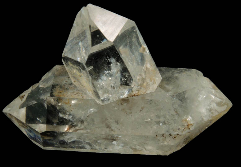 Quartz var. Herkimer Diamond from Hickory Hill Diamond Diggings, Fonda, Montgomery County, New York